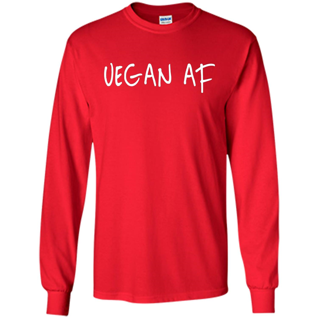 Vegan AF T-shirt Red