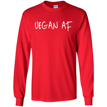 Vegan AF T-shirt Red
