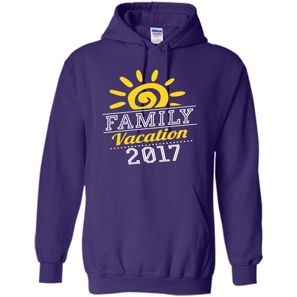 Summer T-shirt Family Vacation 2017 T-shirt Purple