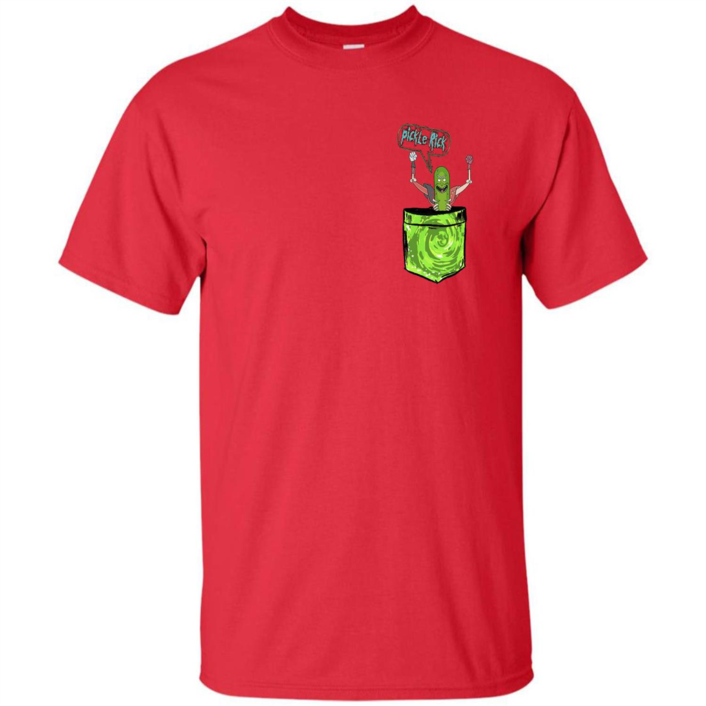 Pickle Rick T-shirt Red