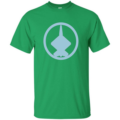 YF-23 Blue Air Force Military Fighter Jet T-Shirt Irish Green