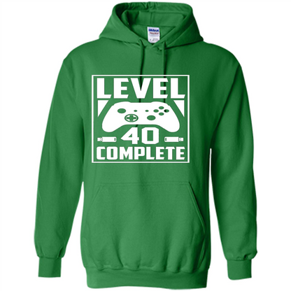 Birthday T-shirt Level 40 Complete Irish Green