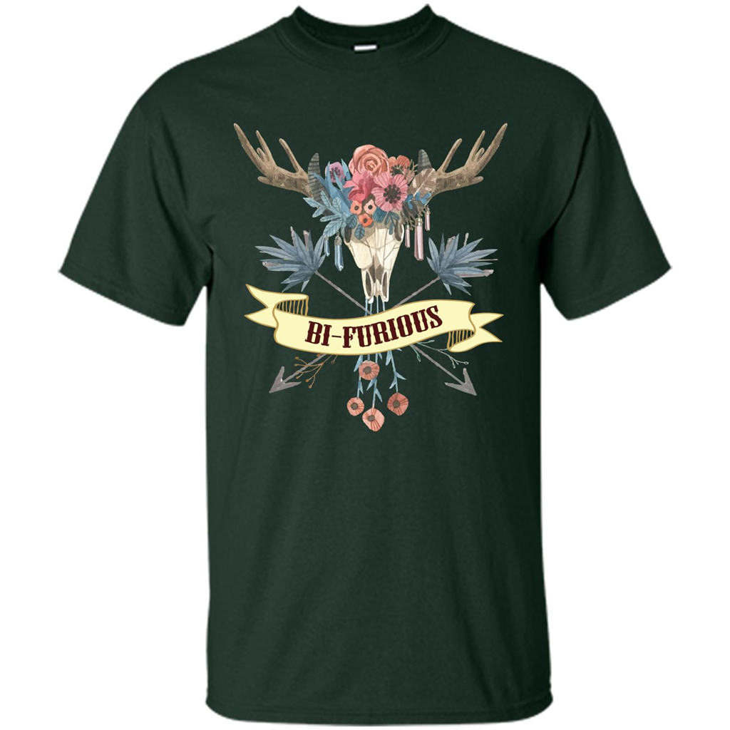 Be Furious T-shirt Forest Green