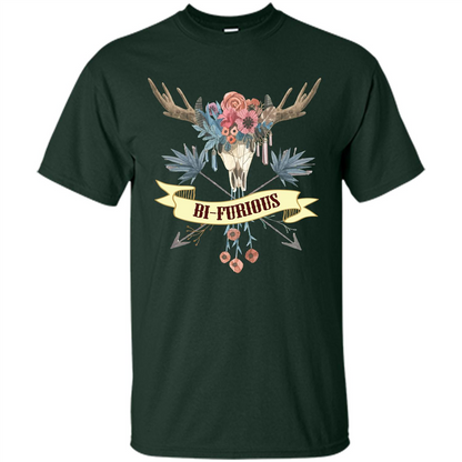 Be Furious T-shirt Forest Green
