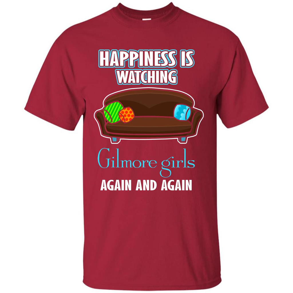 Movie T-shirt Happiness Is Watching Again And Again Cardinal