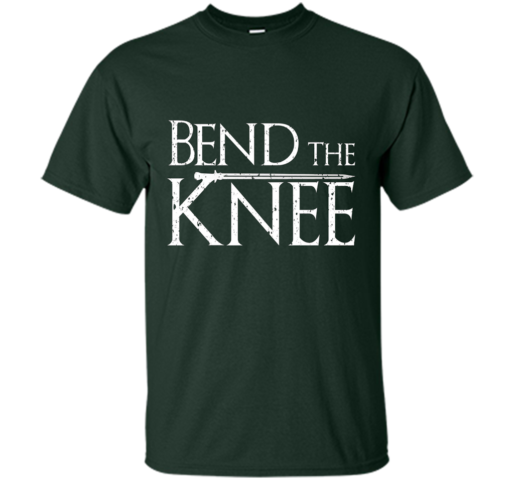 Game Of Thrones T-shirt Bend The Knee Lord T-shirt Forest Green