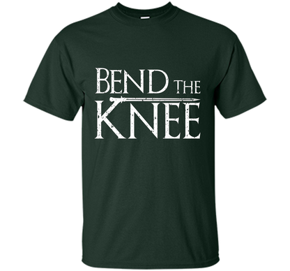 Game Of Thrones T-shirt Bend The Knee Lord T-shirt Forest Green