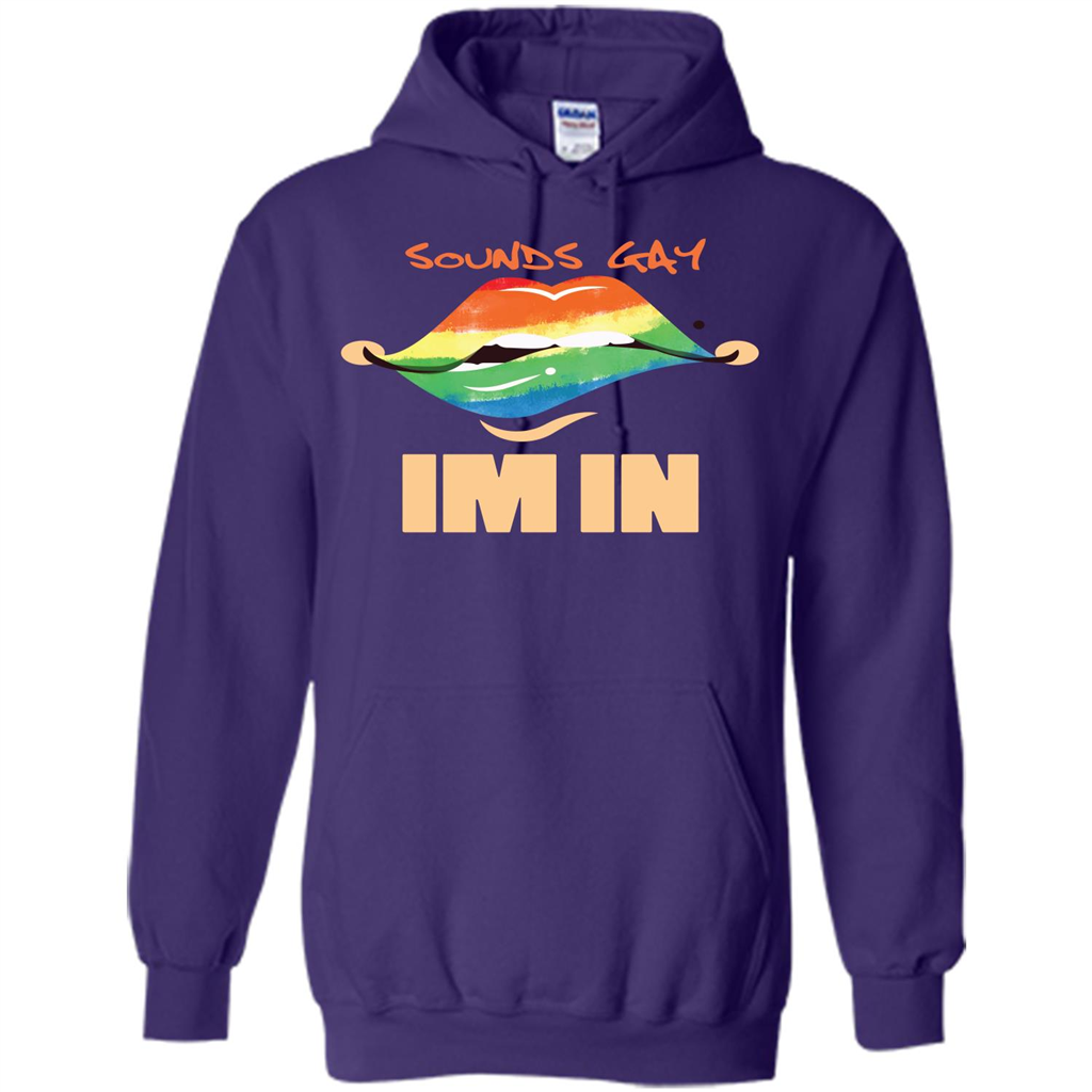 LGBTQ T-shirt Sound Gay Im In Purple