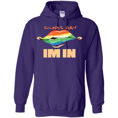LGBTQ T-shirt Sound Gay Im In Purple