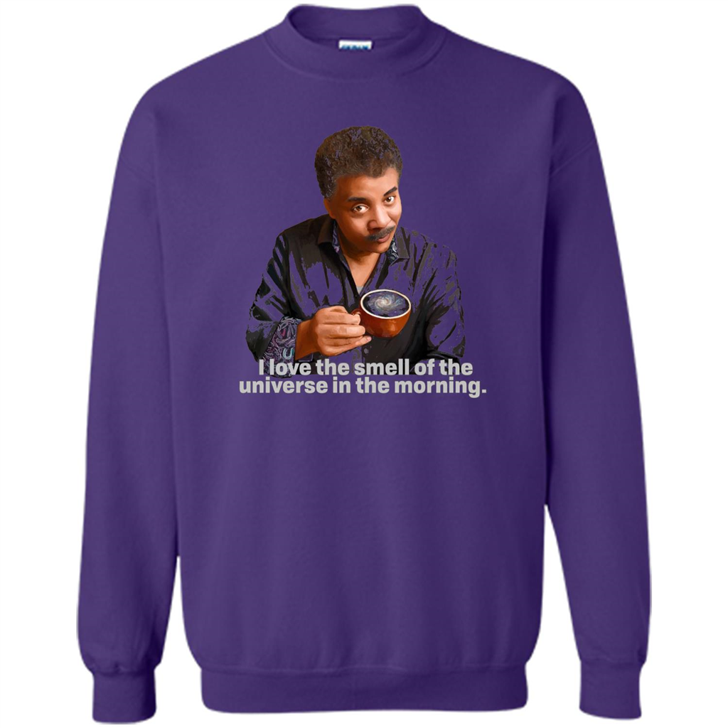 Neil Degrasse Tyson I Love The Smell Of The Universe T-Shirt Purple