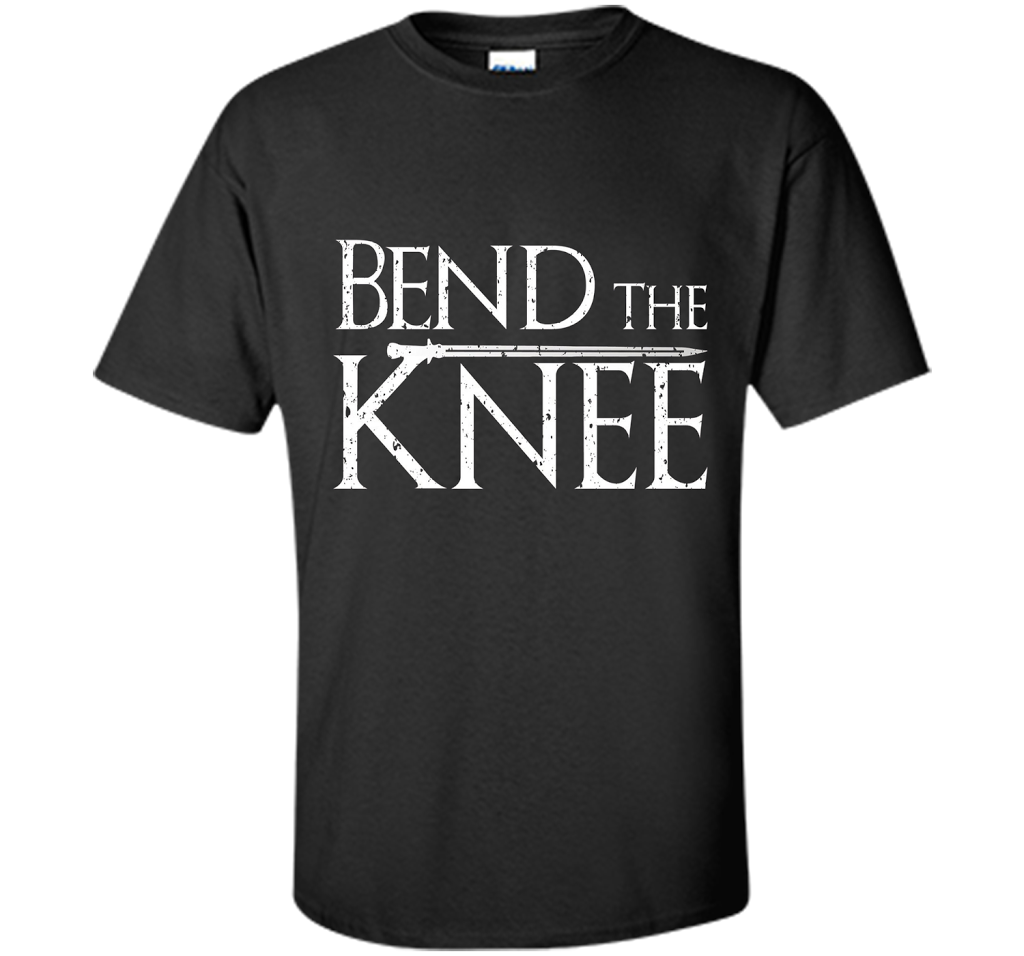 Game Of Thrones T-shirt Bend The Knee Lord T-shirt Black