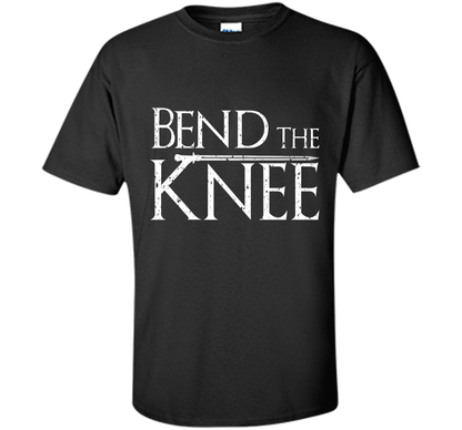 Game Of Thrones T-shirt Bend The Knee Lord T-shirt Black