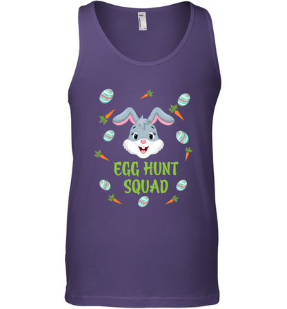 Egg Hunt Squad Happy Easter Day Shirt Tank Top Purple