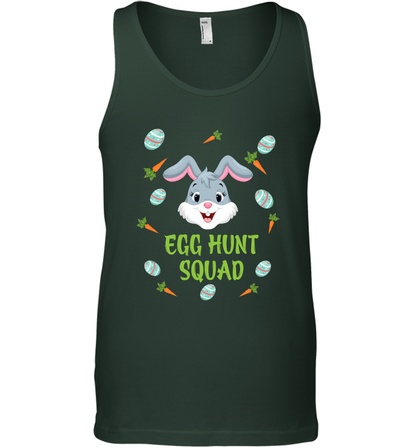 Egg Hunt Squad Happy Easter Day Shirt Tank Top Forest Green