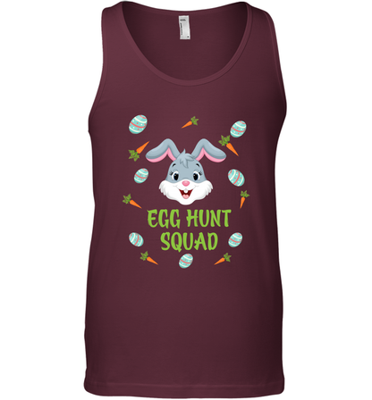 Egg Hunt Squad Happy Easter Day Shirt Tank Top Maroon