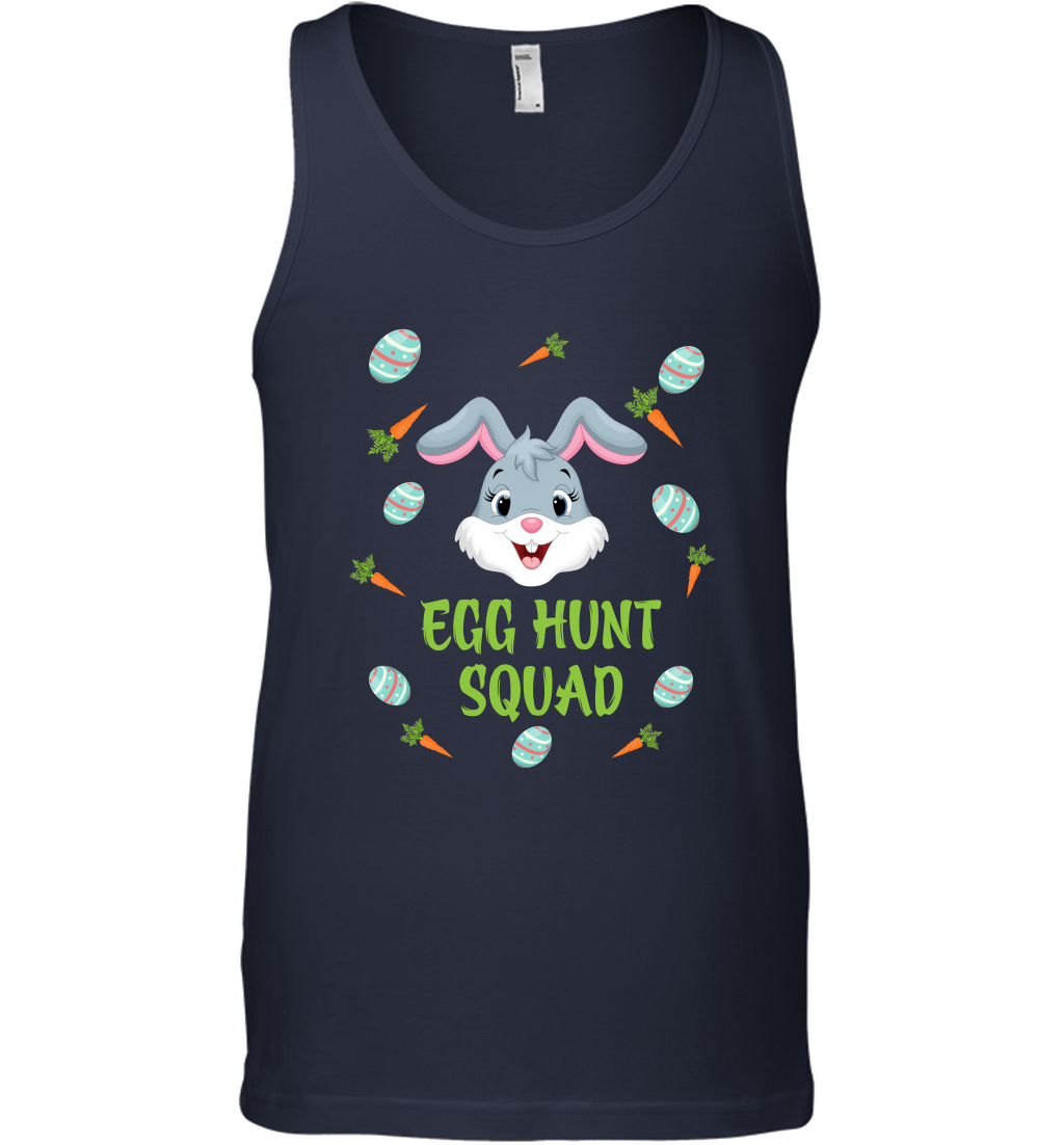 Egg Hunt Squad Happy Easter Day Shirt Tank Top Navy