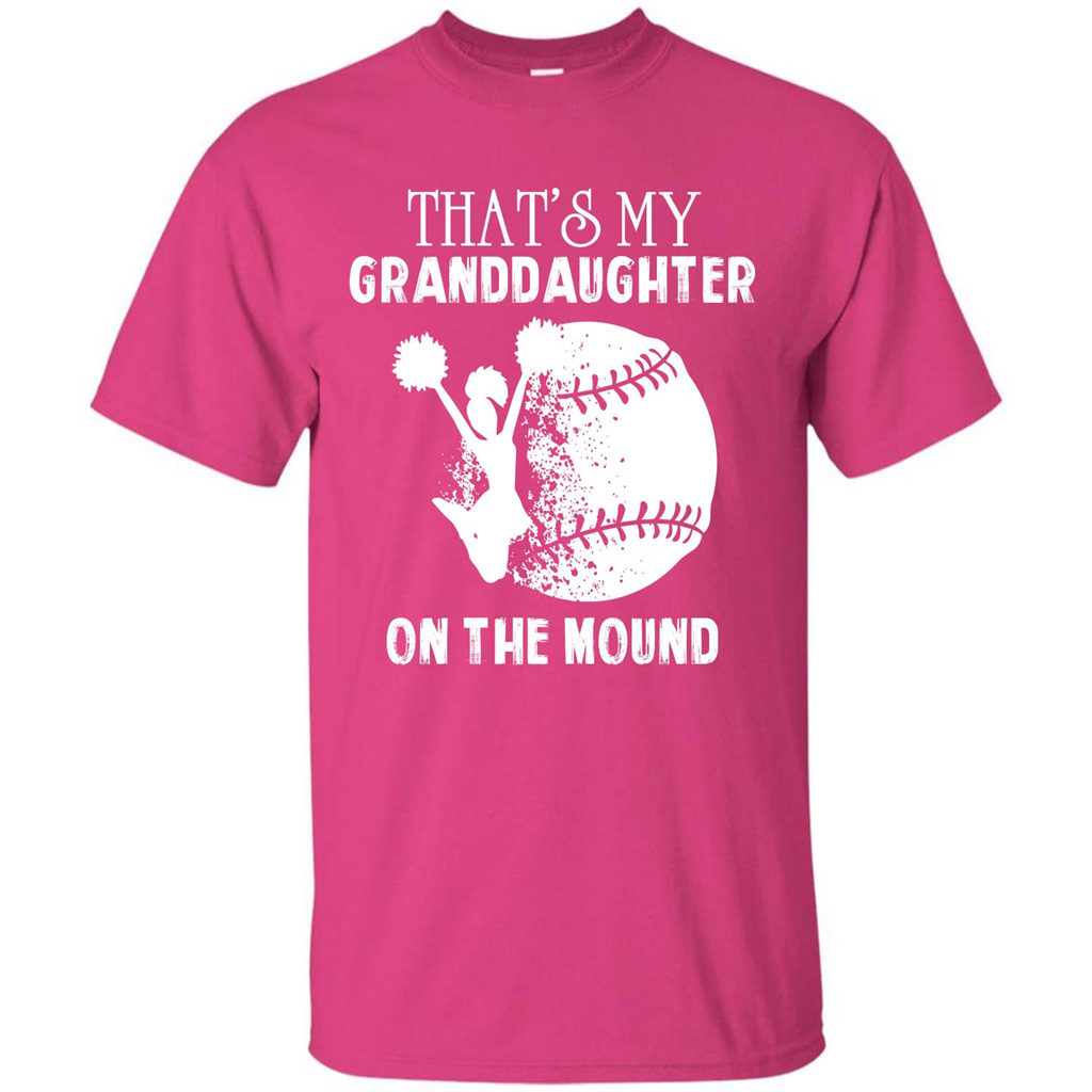 Baseball T-shirt That’s My Granddaughter On The Mound Heliconia