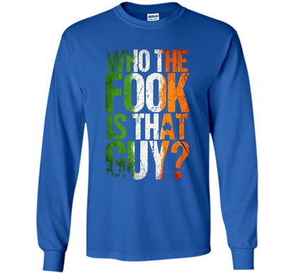 Boxing T-shirt Who The Fook Is That Guy Royal