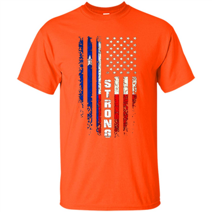 Texas Strong T-shirt Hurricane Harvey 2017 T-shirt Orange