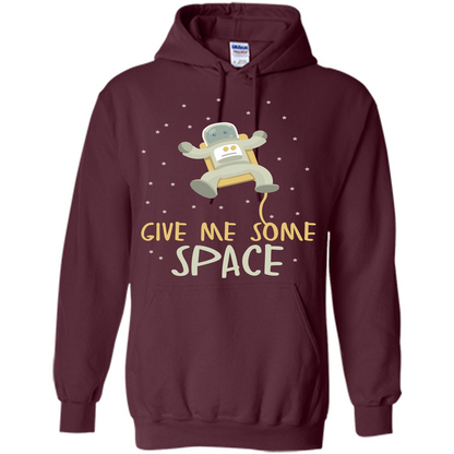 Astronaut T-shirt Give Me Some Space T-shirt Maroon