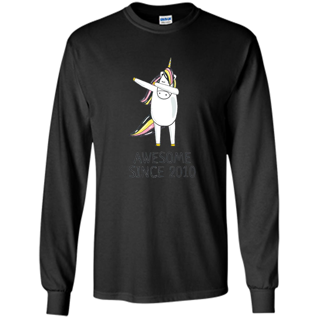Awesome Since 2010 T-shirt Born In 2010 Black