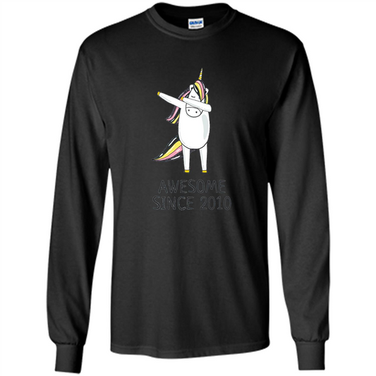 Awesome Since 2010 T-shirt Born In 2010 Black