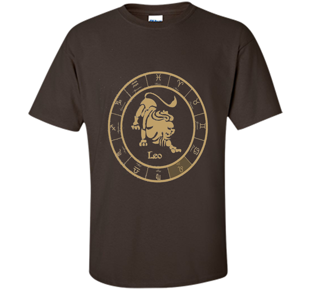 LeoT-Shirt shirt Dark Chocolate