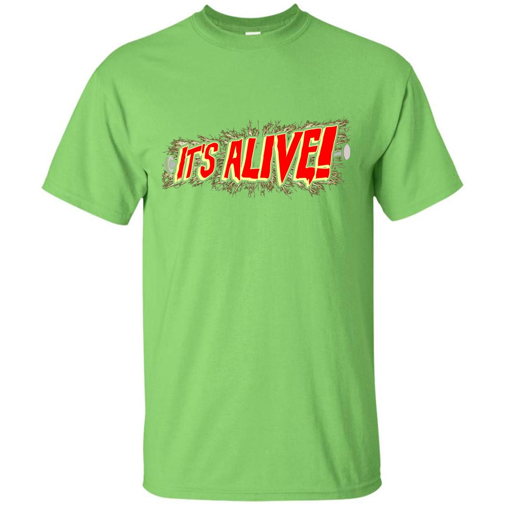 It's Alive Frankenstein T-shirt Lime
