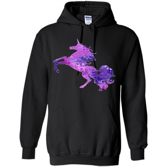 Unicorn Glitter Cute Beautiful Unicorn T-shirt Black