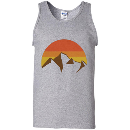 Mountain And Fall Sun T-shirt Sport Grey