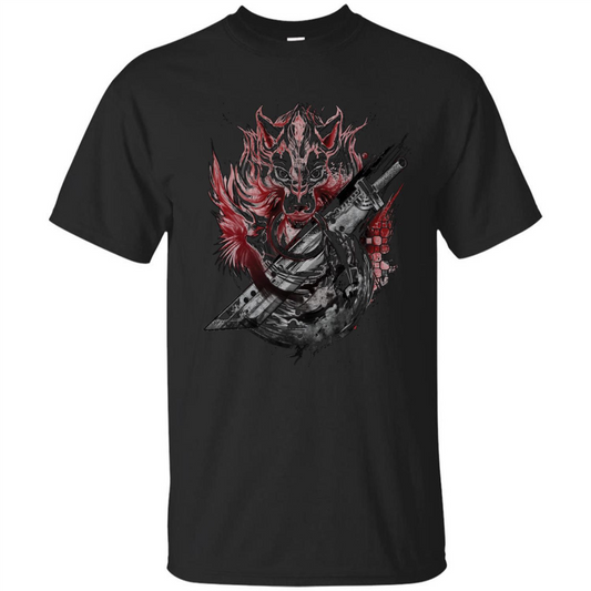 Final Fantasy Amano Homage T-shirt Black