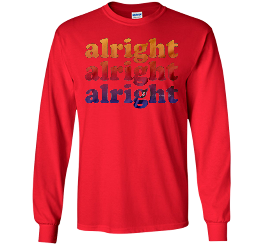 Alright Alright Alright T-shirt Red