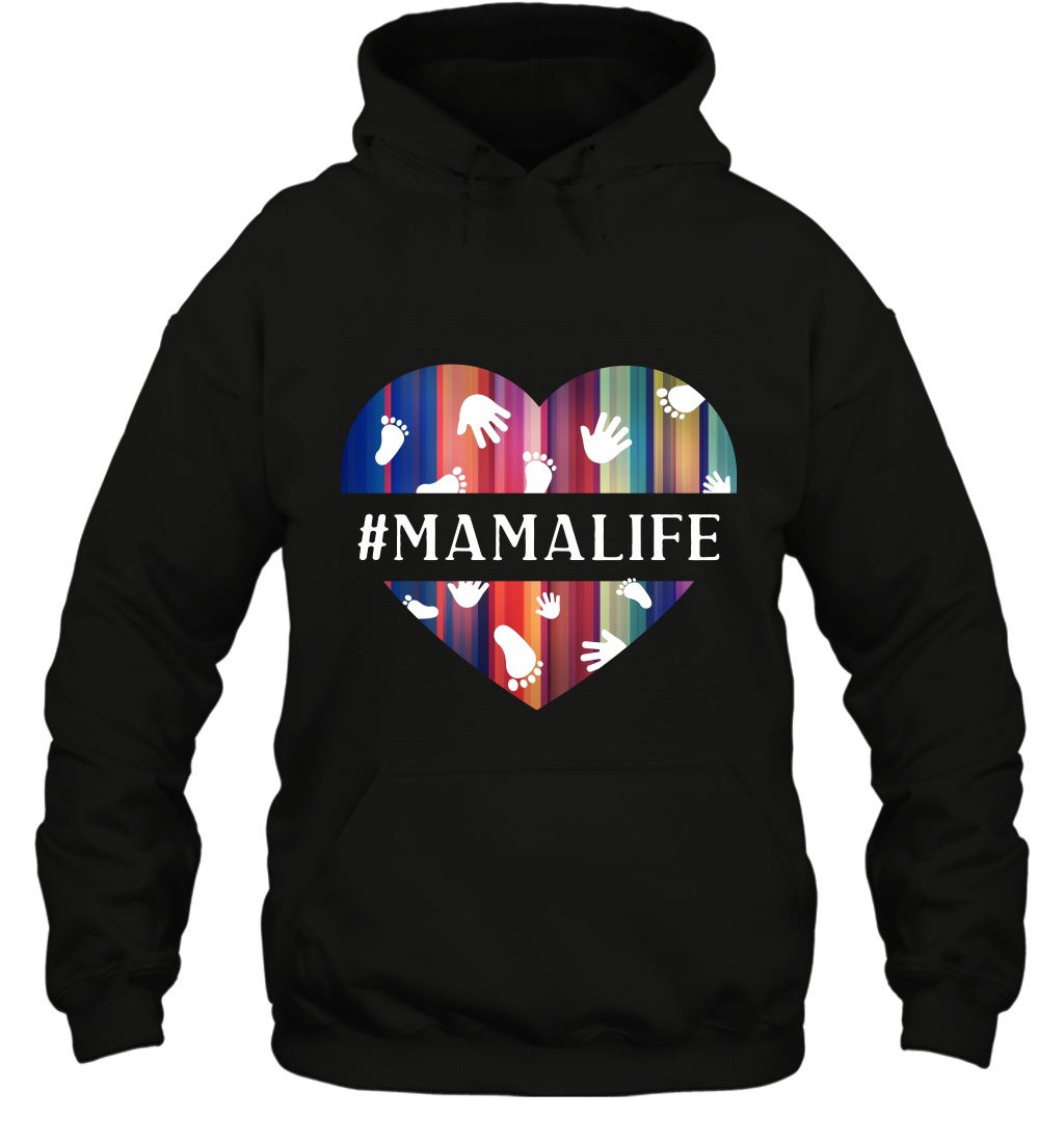 Hash Tag Mama Life Mommy ShirtUnisex Heavyweight Pullover Hoodie