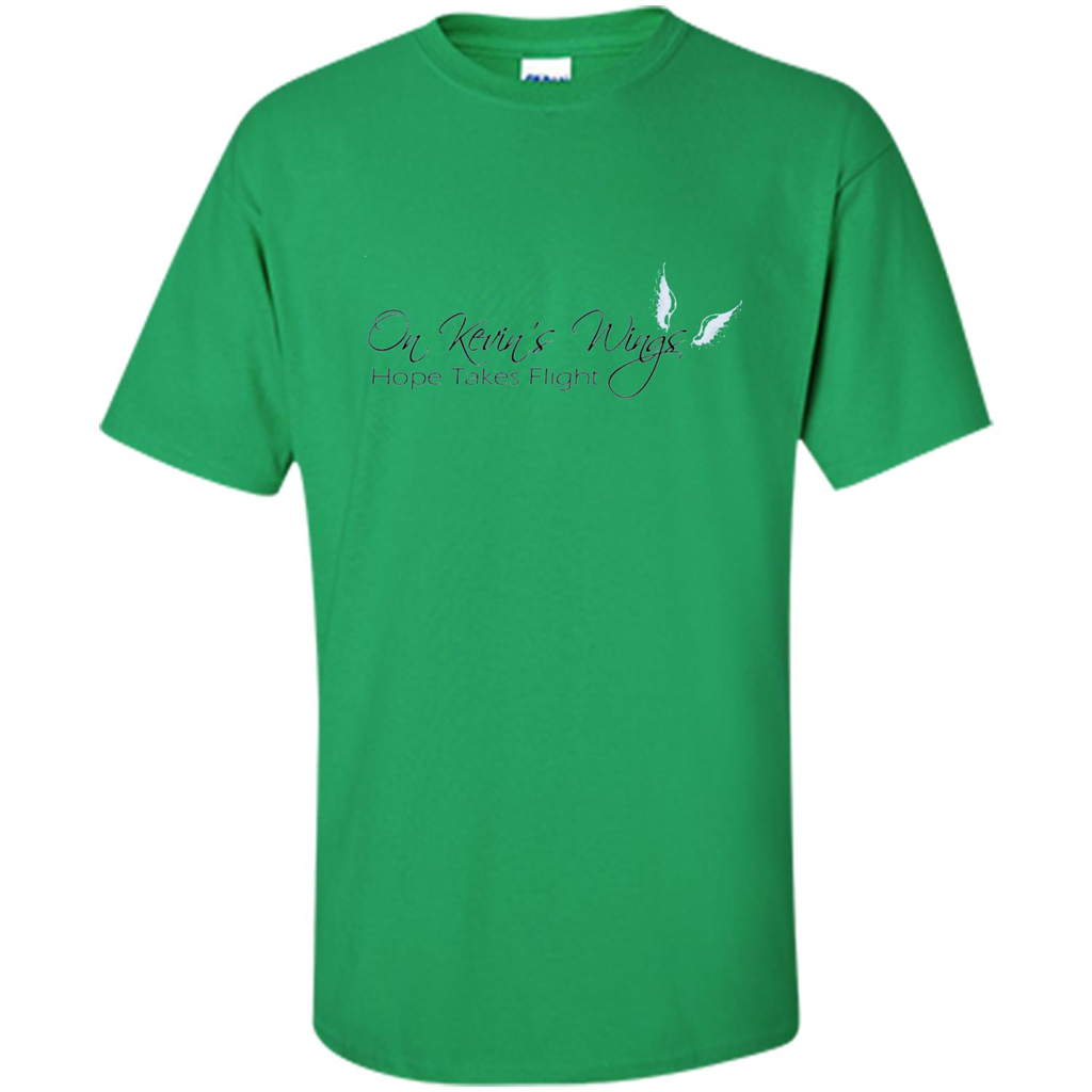 On Kevin's Wings T-shirt Hope Takes Flight Irish Green