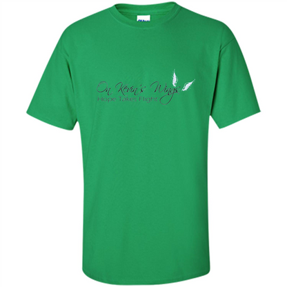 On Kevin's Wings T-shirt Hope Takes Flight Irish Green