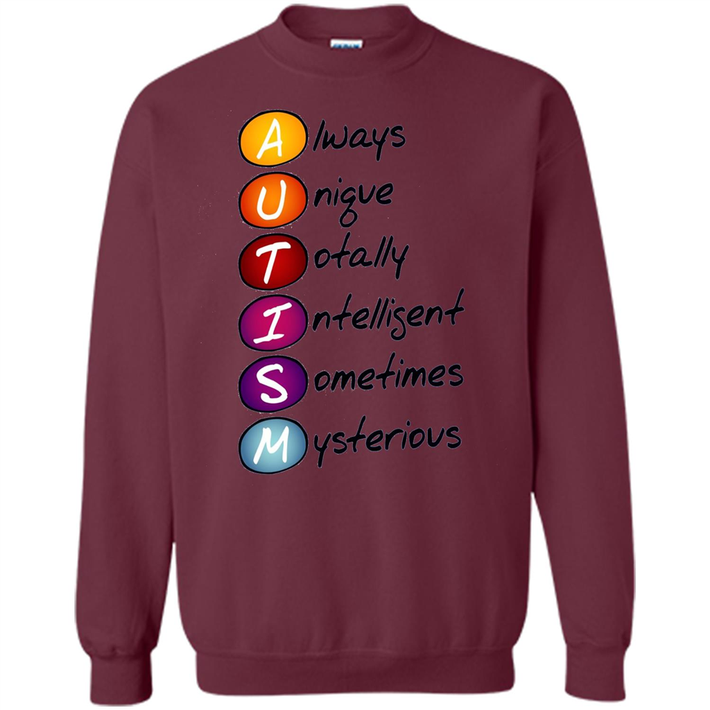 Autism Awareness Definition T-shirt Maroon