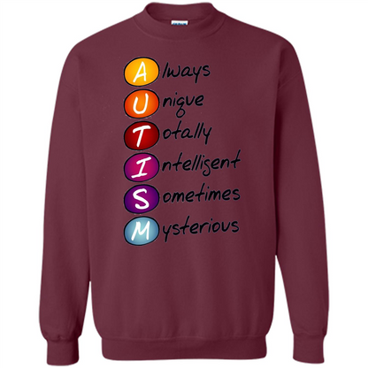 Autism Awareness Definition T-shirt Maroon