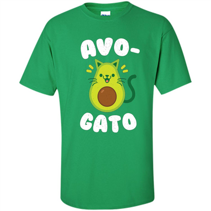 Avogato - Avocado Cat - Funny Avocado T-shirt Irish Green