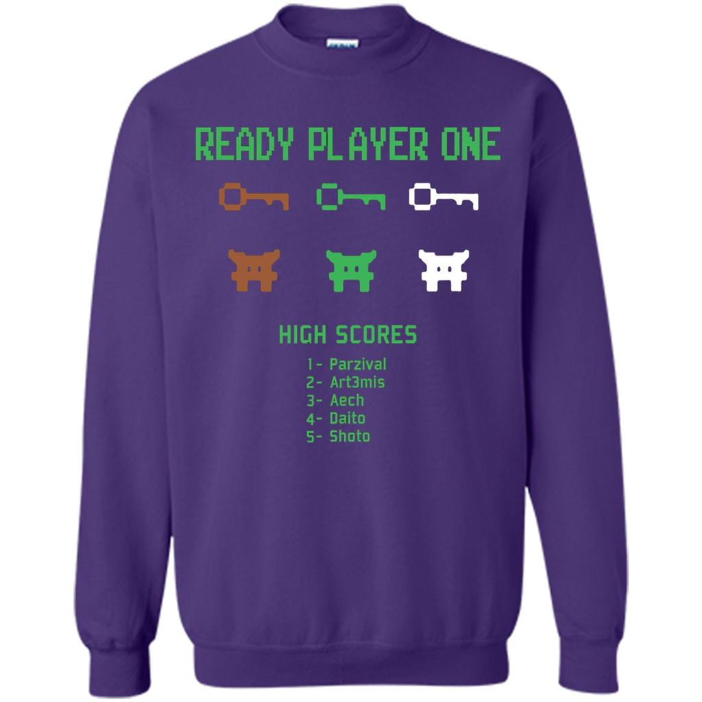 Video Games Ready Play One T-shirt Purple