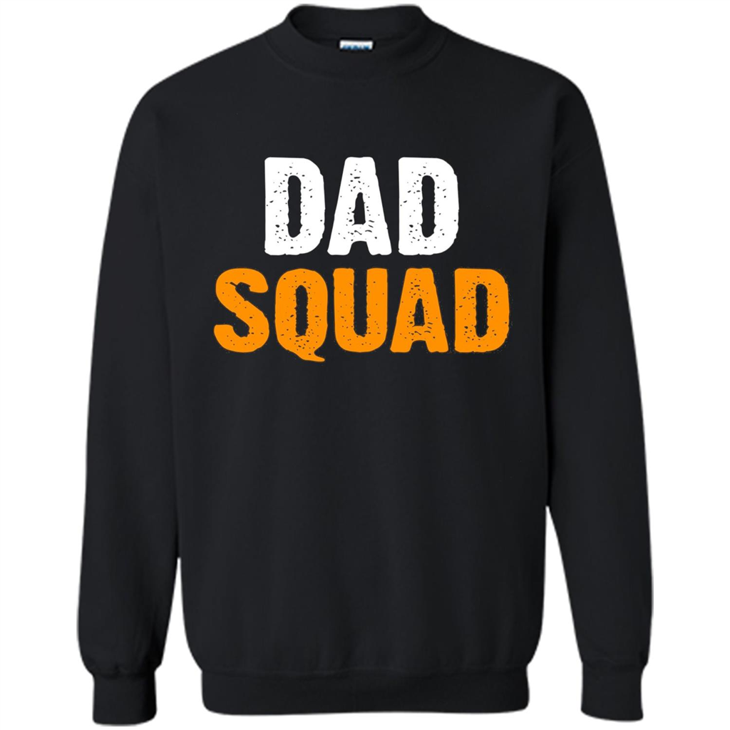Fathers day T-shirt DAD Squad Funny T-Shirt Black