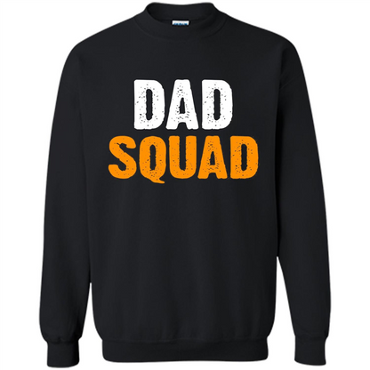 Fathers day T-shirt DAD Squad Funny T-Shirt Black