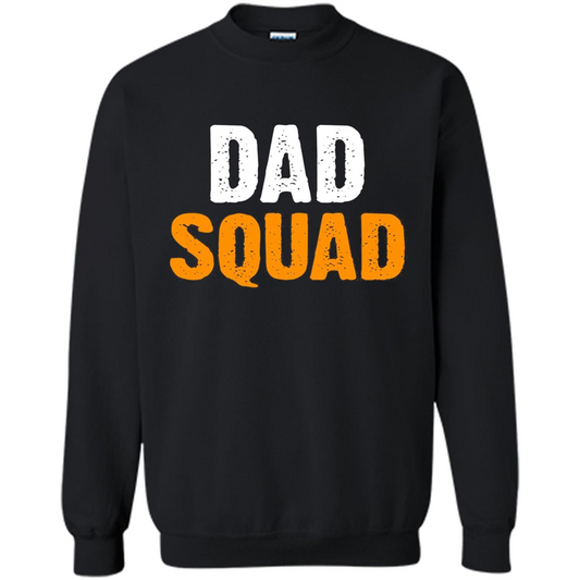 Fathers day T-shirt DAD Squad Funny T-Shirt Black