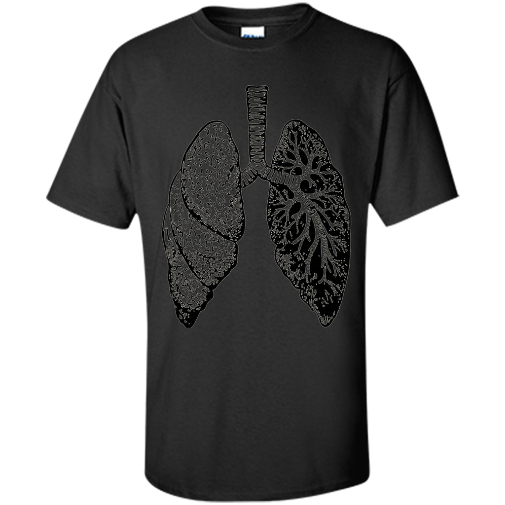 Lungs T-shirt Black