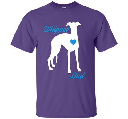Mens Whippet Dad - Father's Day T-Shirt For Dog Lovers t-shirt Purple