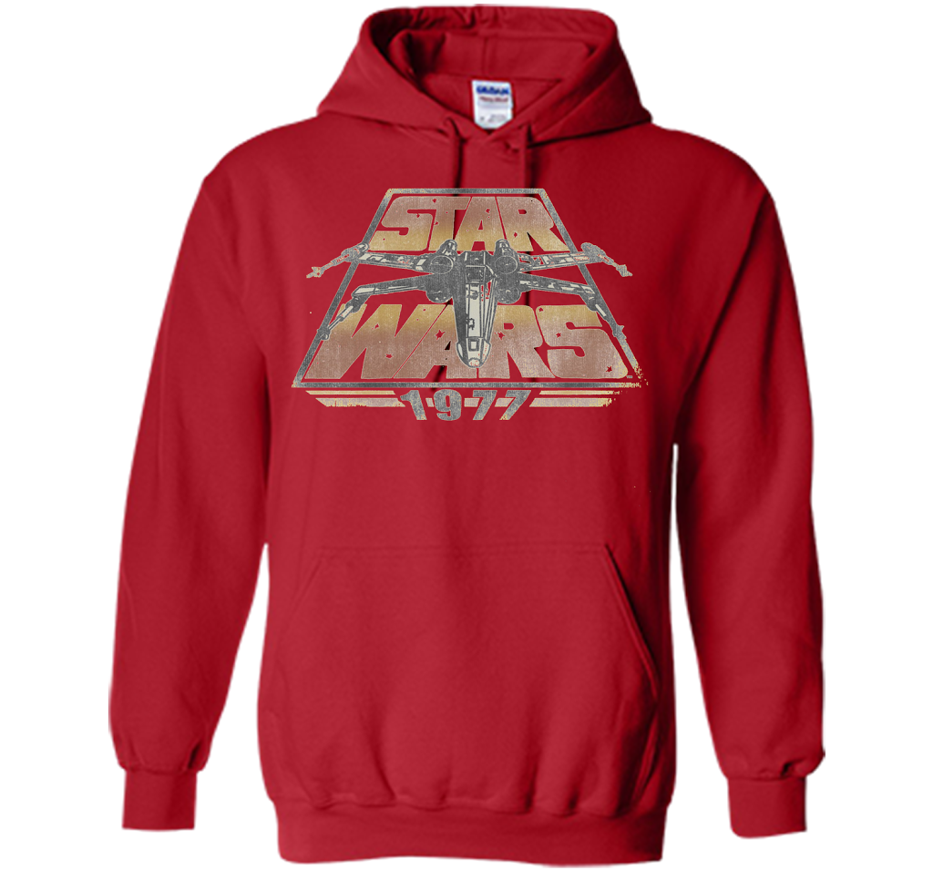 Star Wars 1977 Time Warp Graphic T-Shirt cool shirt Red