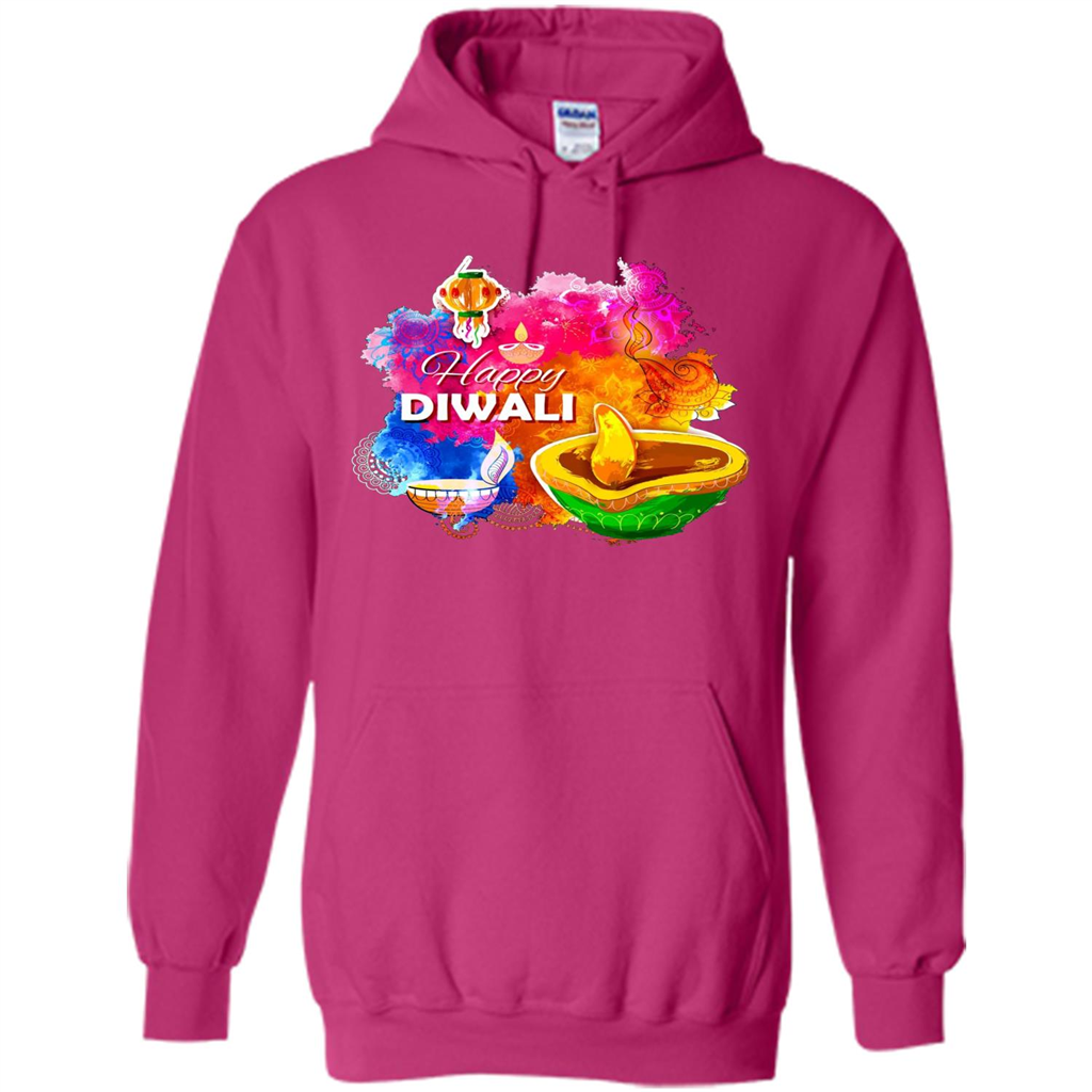 Happy Diwali Deepavali T-Shirt October 19th T-shirt Heliconia