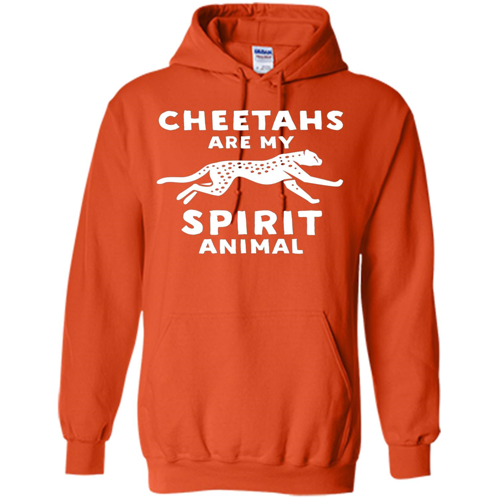 Cheetahs Are My Spirit Animal T-shirt Orange