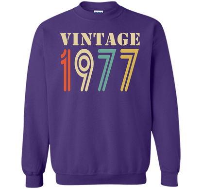 Vintage 1977 - 40th birthday gift shirt t-shirt Purple