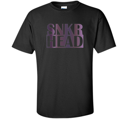 Sneaker Head Eggplant Foams T-shirt Black