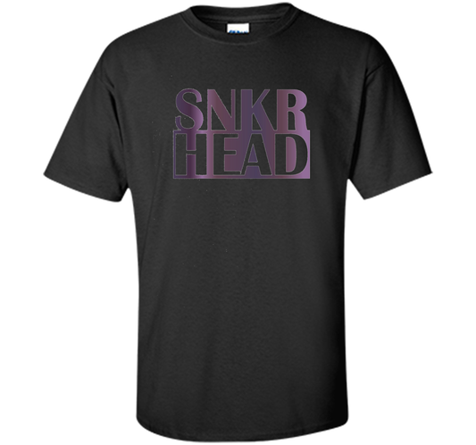 Sneaker Head Eggplant Foams T-shirt Black